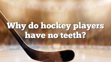 Why do hockey players have no teeth?