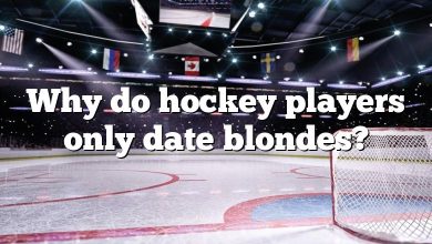 Why do hockey players only date blondes?