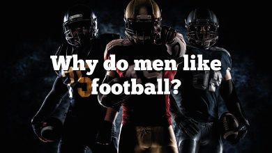 Why do men like football?