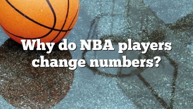 Why do NBA players change numbers?