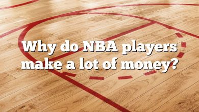 Why do NBA players make a lot of money?