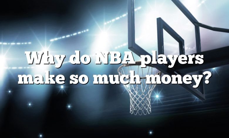 Why do NBA players make so much money?