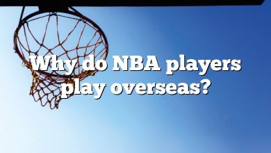 Why do NBA players play overseas?