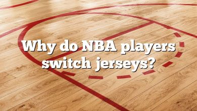 Why do NBA players switch jerseys?