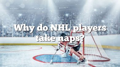 Why do NHL players take naps?