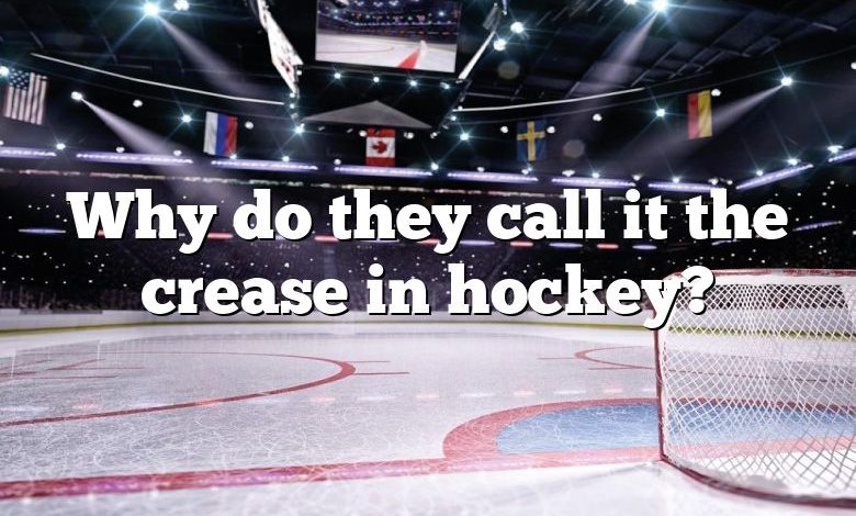 Why do they call it the crease in hockey?