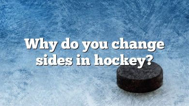 Why do you change sides in hockey?