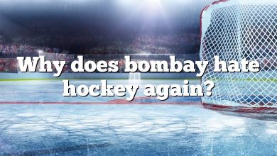 Why does bombay hate hockey again?