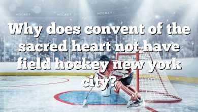 Why does convent of the sacred heart not have field hockey new york city?