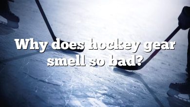 Why does hockey gear smell so bad?