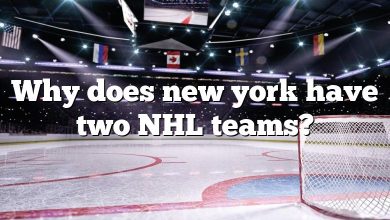 Why does new york have two NHL teams?