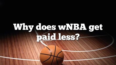 Why does wNBA get paid less?