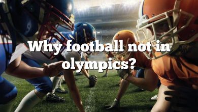 Why football not in olympics?