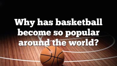 Why has basketball become so popular around the world?