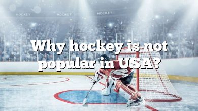Why hockey is not popular in USA?