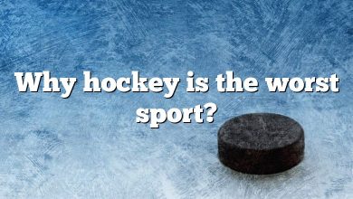 Why hockey is the worst sport?