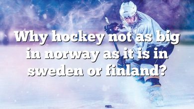 Why hockey not as big in norway as it is in sweden or finland?