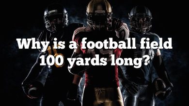 Why is a football field 100 yards long?