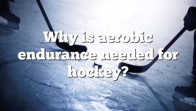 Why is aerobic endurance needed for hockey?