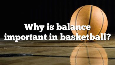 Why is balance important in basketball?