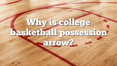 Why is college basketball possession arrow?