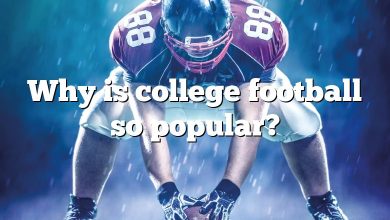 Why is college football so popular?
