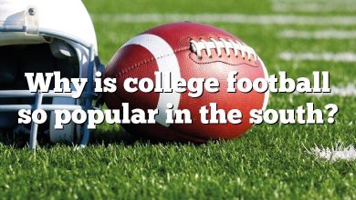 Why is college football so popular in the south?