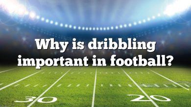 Why is dribbling important in football?