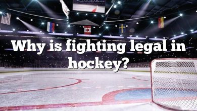 Why is fighting legal in hockey?