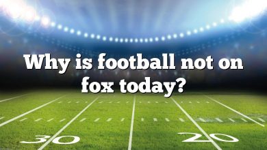 Why is football not on fox today?