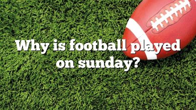 Why is football played on sunday?