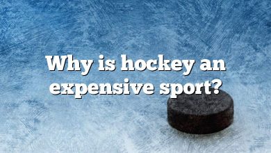 Why is hockey an expensive sport?