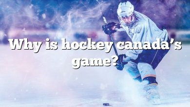 Why is hockey canada’s game?