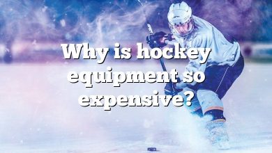 Why is hockey equipment so expensive?