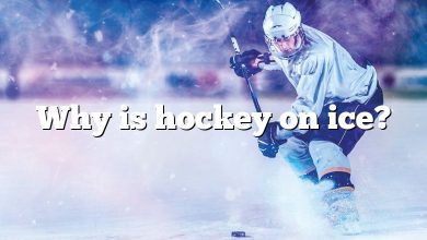 Why is hockey on ice?
