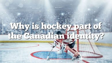 Why is hockey part of the Canadian identity?