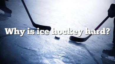 Why is ice hockey hard?