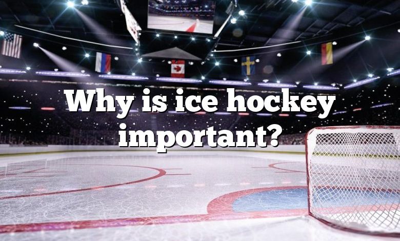 Why is ice hockey important?