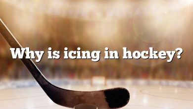 Why is icing in hockey?