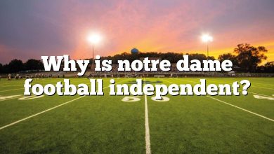 Why is notre dame football independent?