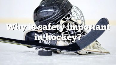 Why is safety important in hockey?