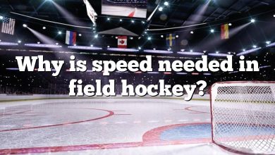 Why is speed needed in field hockey?