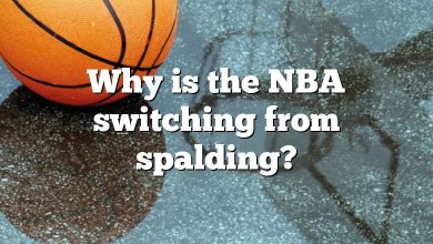 Why is the NBA switching from spalding?