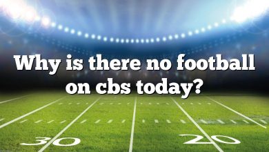 Why is there no football on cbs today?
