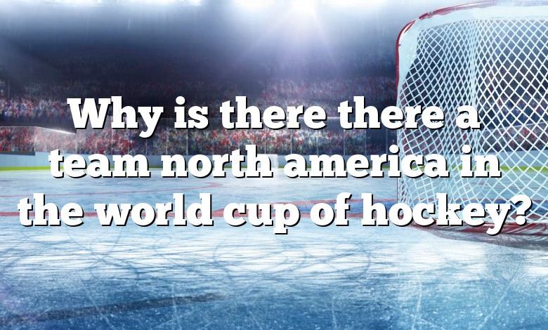 Why is there there a team north america in the world cup of hockey?