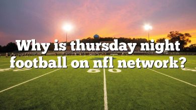 Why is thursday night football on nfl network?
