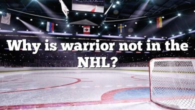 Why is warrior not in the NHL?