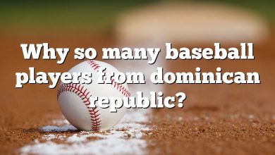 Why so many baseball players from dominican republic?