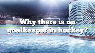 Why there is no goalkeeper in hockey?