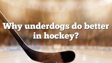 Why underdogs do better in hockey?